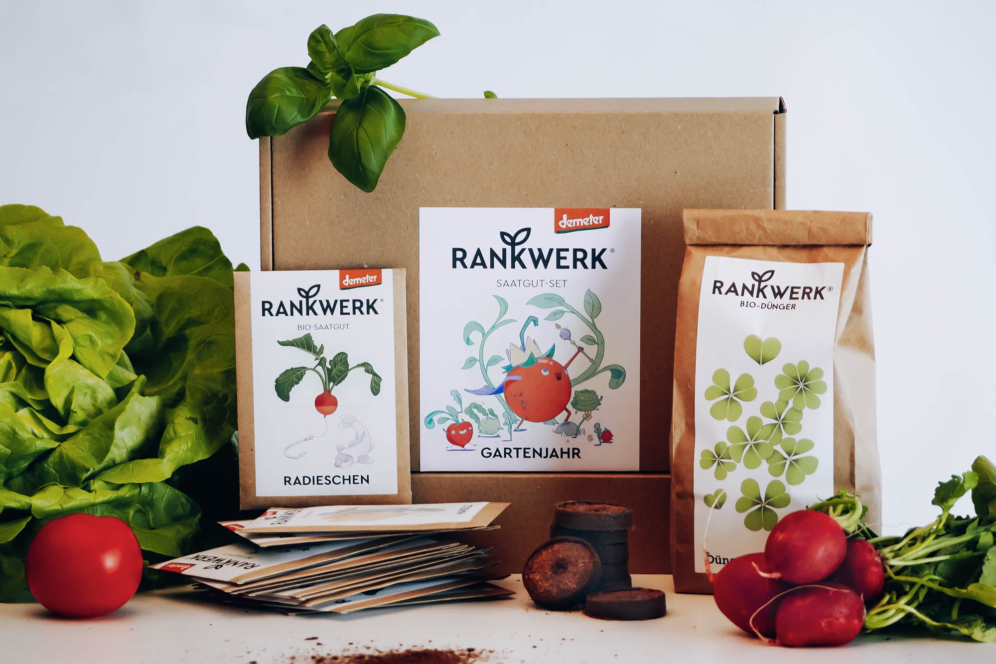 Bio Saatgut-Box Gartenjahr